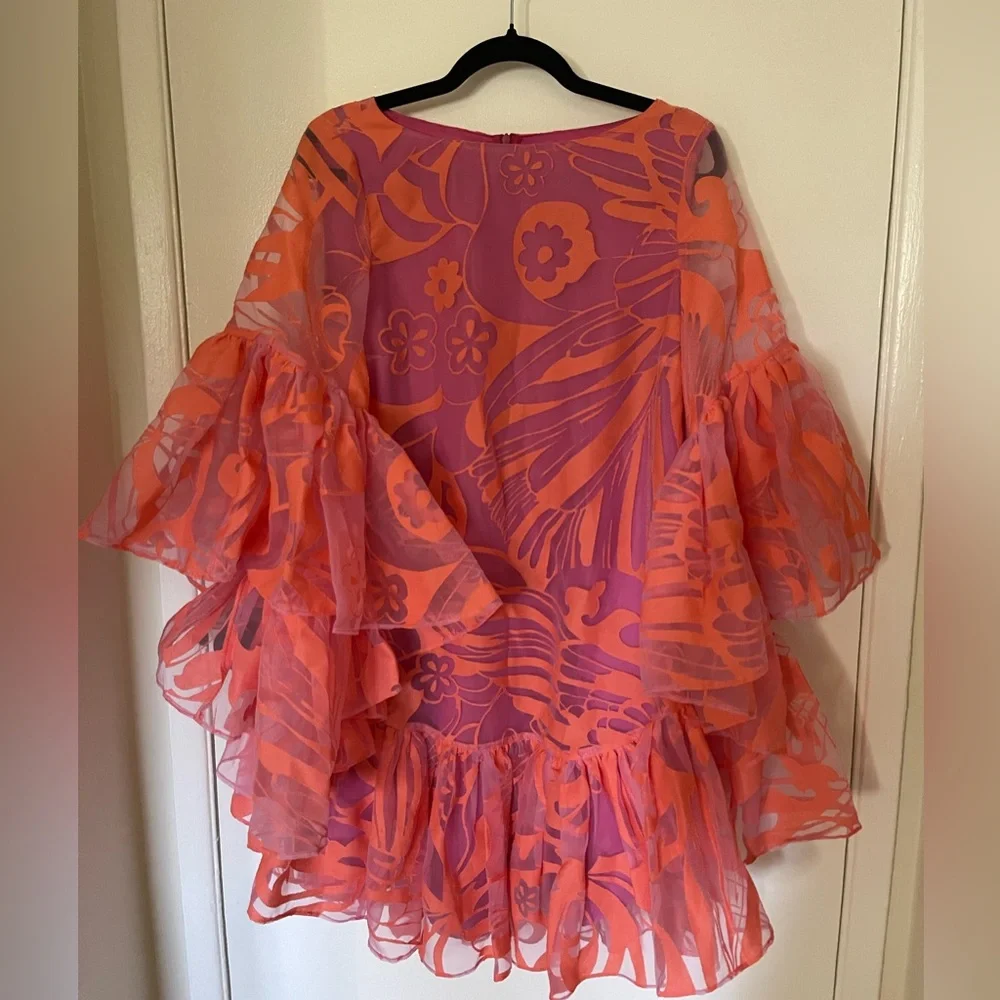 Trina Turk Everly Mini – Pink/Orange Statement Dress **SOLD~OUT** - Picture 2 of 10